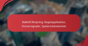 Balktillämpning: Regelapplikation, Domarsignaler, Spelarmedvetenhet