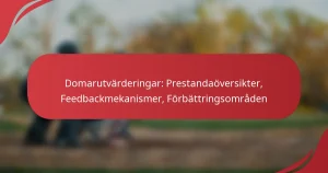 Domarutvärderingar: Prestandaöversikter, Feedbackmekanismer, Förbättringsområden